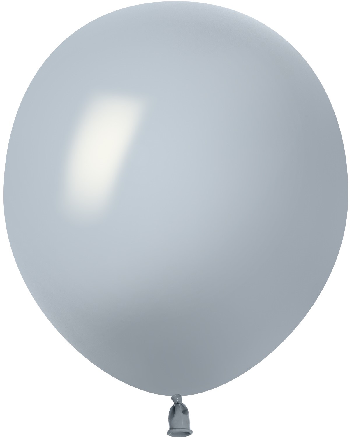 Круглые без рисунка - Шар (10''/25 см), Серый, пастель ретро, 100 шт.