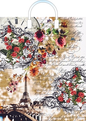 Полиэтиленовые пакеты с пластиковой ручкой - Пакет ПЭ с пластмассовыми ручками 38х45+3см 90мкм "Воспоминания" Полиэтиленовые пакеты с пластиковой ручкой - Пакет ПЭ с пластмассовыми ручками 38х45+3см 90мкм "Воспоминания"