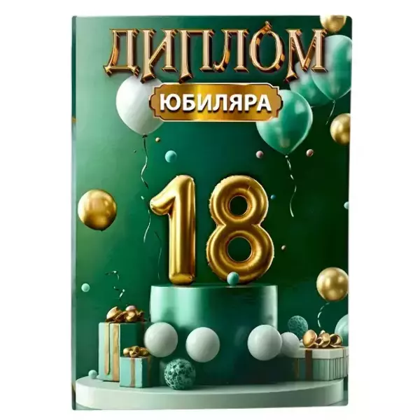 Дипломы Юбиляра и Юбилярши - Диплом Юбиляра 18 лет Дипломы Юбиляра и Юбилярши - Диплом Юбиляра 18 лет