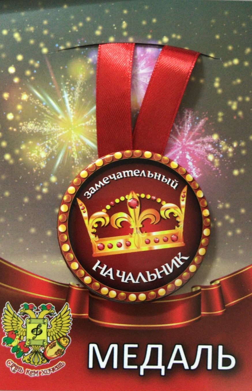 Медали профессий - Медаль Замечательный начальник (металл)