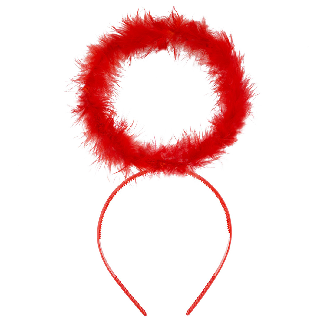 Ободки и заколки - Ободок, Ангел, Красный, 1 шт.