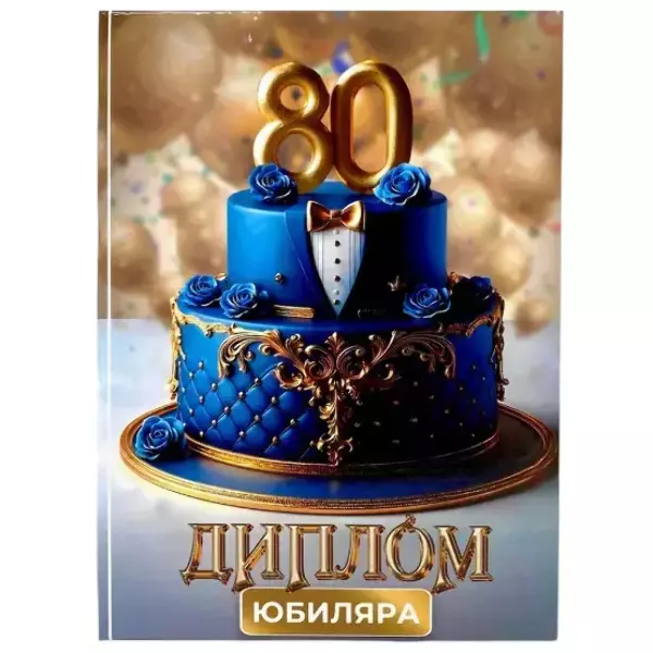 Дипломы Юбиляра и Юбилярши - Диплом Юбиляра 80 лет