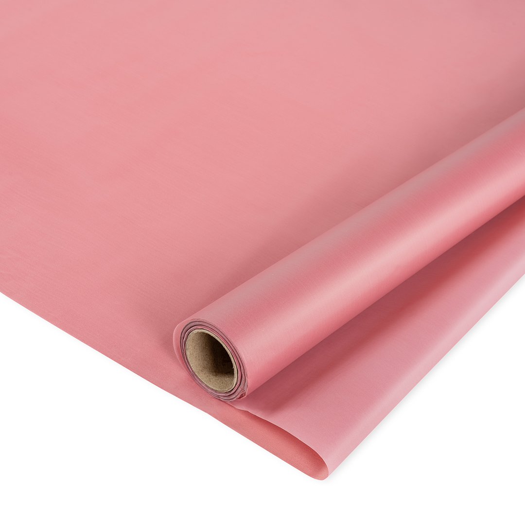 Упаковочная пленка - Упаковочная пленка 30мкм (0,6*20 м) Тишью, Коралл, 1 шт.