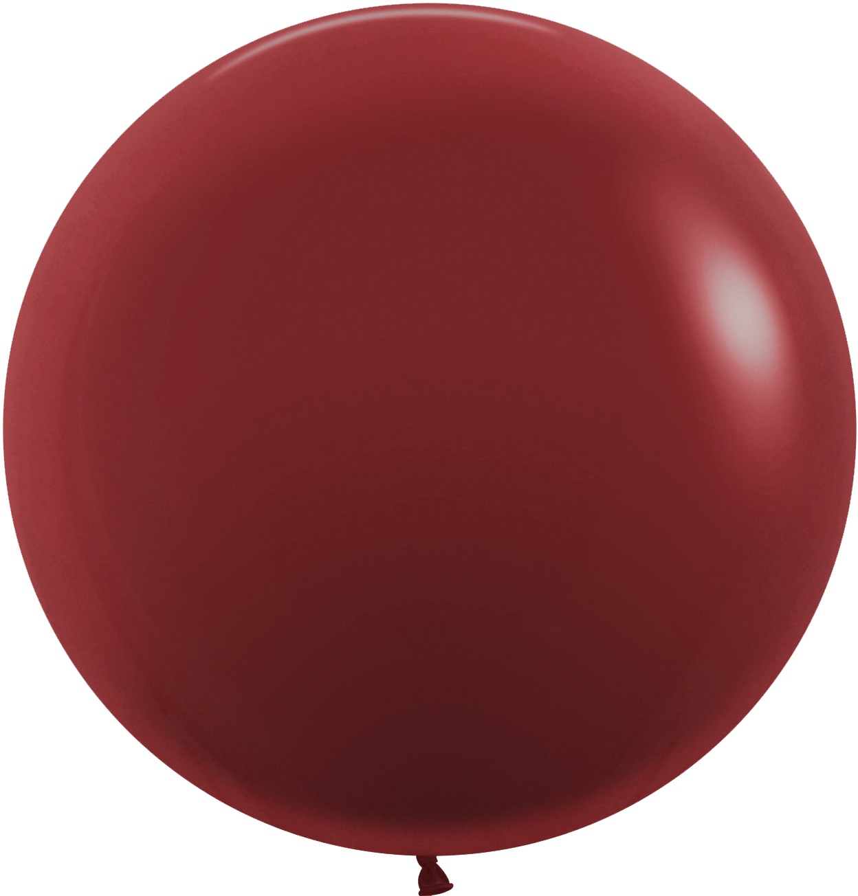 Круглые без рисунка - Шар (24''/61 см), Мерло (018), пастель, 3 шт.
