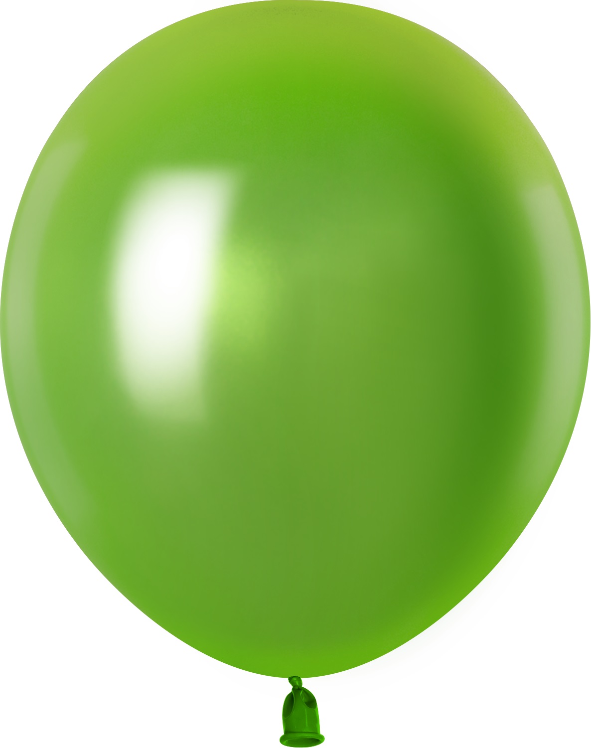 Круглые без рисунка - Шар (12''/30 см), Лайм, металлик, 100 шт.