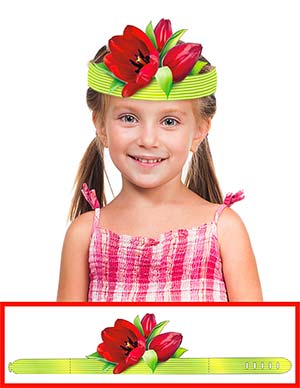 Маски, венки, кокошники - Головной убор из цветов, блестки