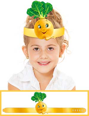 Маски, венки, кокошники - Головной убор "Репа" Маски, венки, кокошники - Головной убор "Репа"