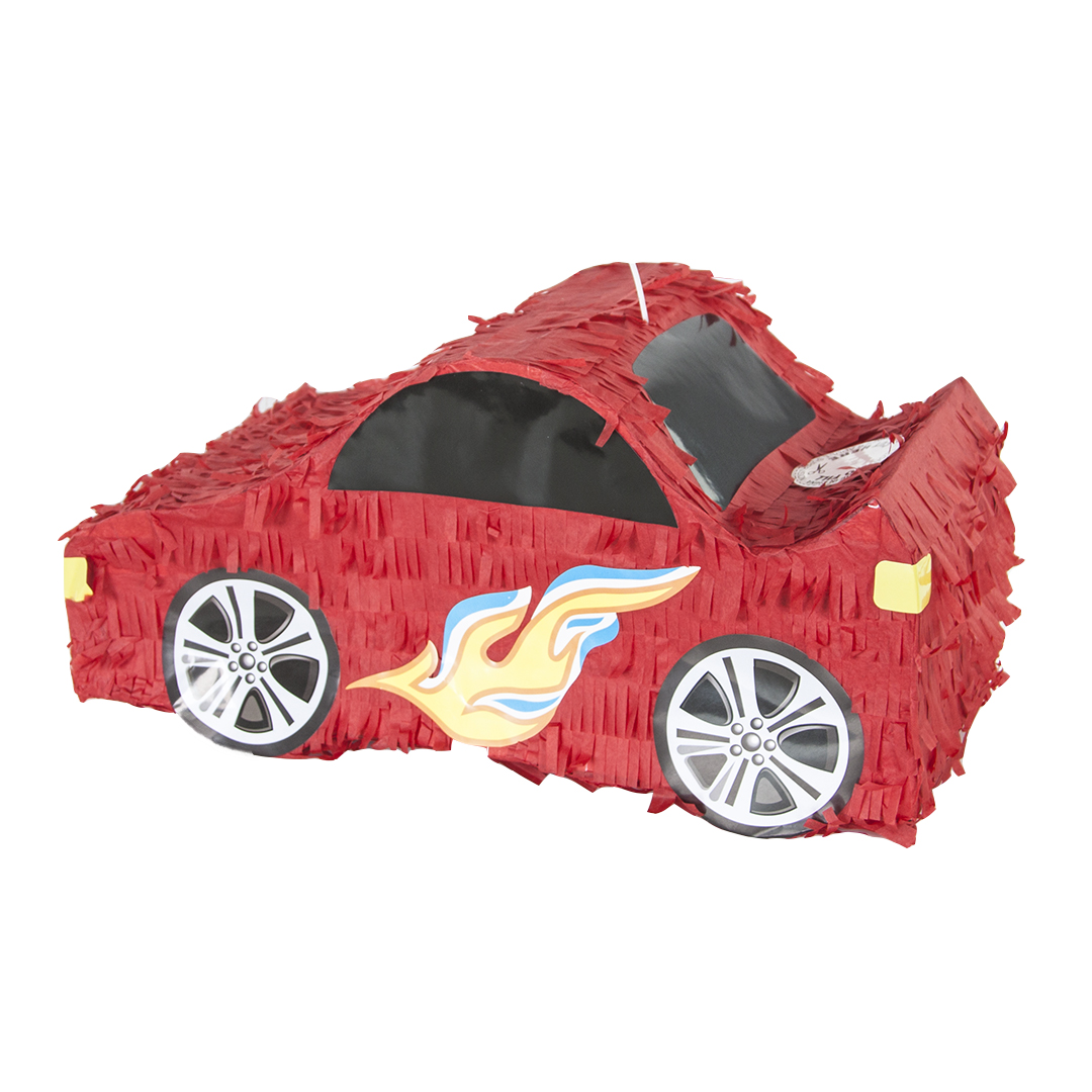 Пиньяты - Пиньята Гоночная машина, Красный, 42*18*22 см, 1 шт. в упак.