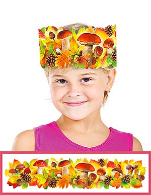 Маски, венки, кокошники - Головной убор "Грибы" Маски, венки, кокошники - Головной убор "Грибы"