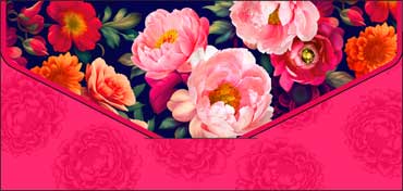 Конверты для денег - Конверт для денег "Без текста" полноцветн. оборот