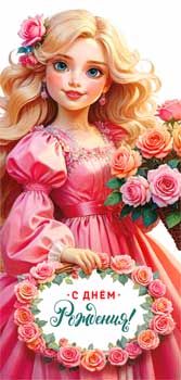 Конверты для денег - Конверт для денег "С Днем Рождения!" УФ-лак Конверты для денег - Конверт для денег "С Днем Рождения!" УФ-лак