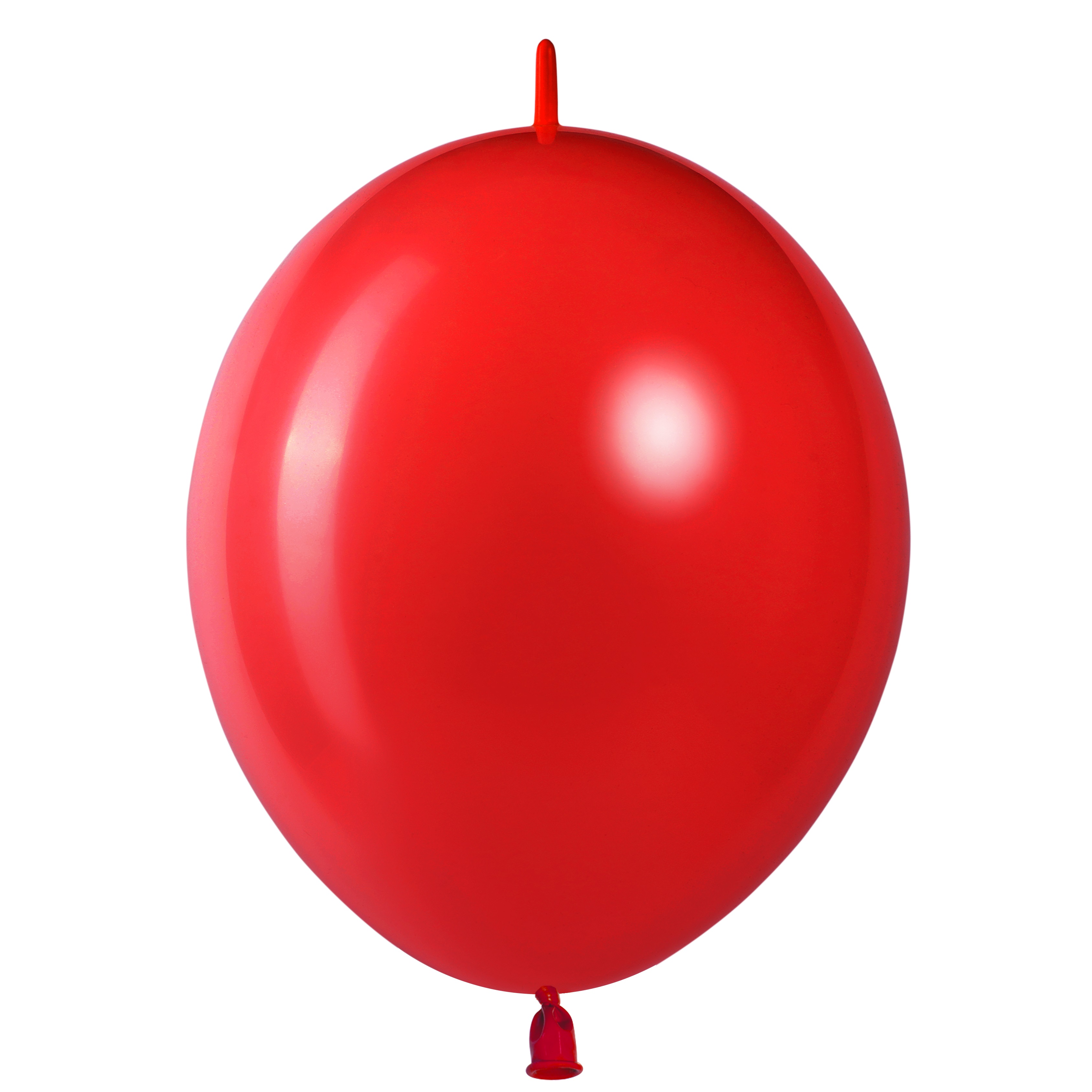 Линколуны - Шар (12''/30 см) Линколун, Красный, пастель, 50 шт.
