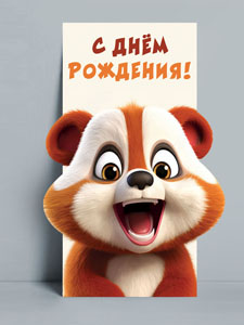 Конверты для денег - Конверт для денег "С Днем рождения!" Фигурная вырубка, тактильный лак с эффектом Soft Touch