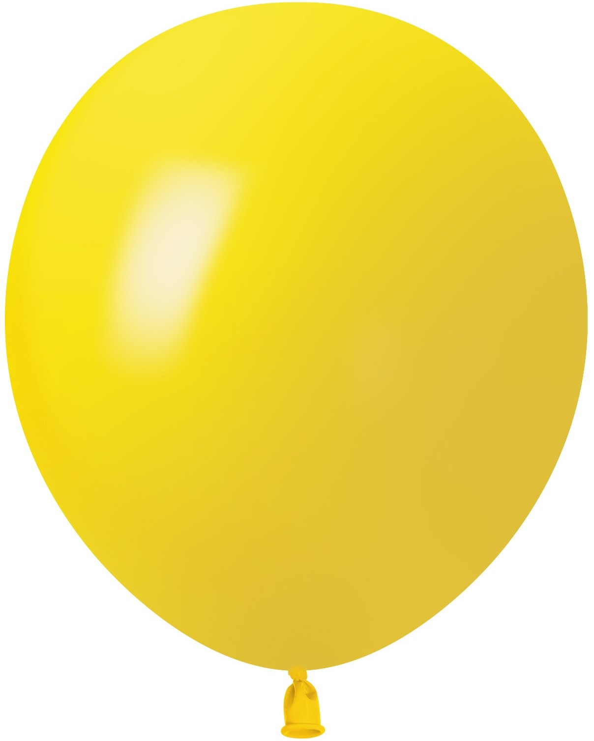 Круглые без рисунка - Шар (10''/25 см), Желтый, пастель, 100 шт.