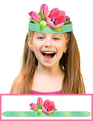 Маски, венки, кокошники - Головной убор из цветов, блестки