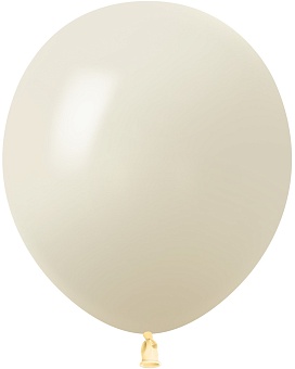 Круглые без рисунка - Шар (10''/25 см), Слоновая кость, пастель ретро, 100 шт.