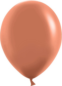 Круглые без рисунка - Шар (10''/25 см), Терракотовый, пастель, 100 шт.