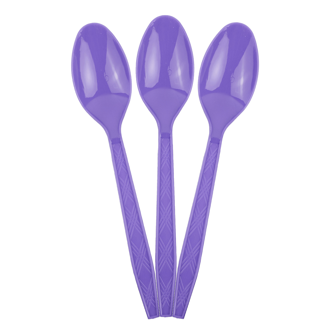 Ложки, вилки, ножи - Ложки, Фиолетовый, 15 см, 10 шт. в упак. Ложки, вилки, ножи - Ложки, Фиолетовый, 15 см, 10 шт. в упак.