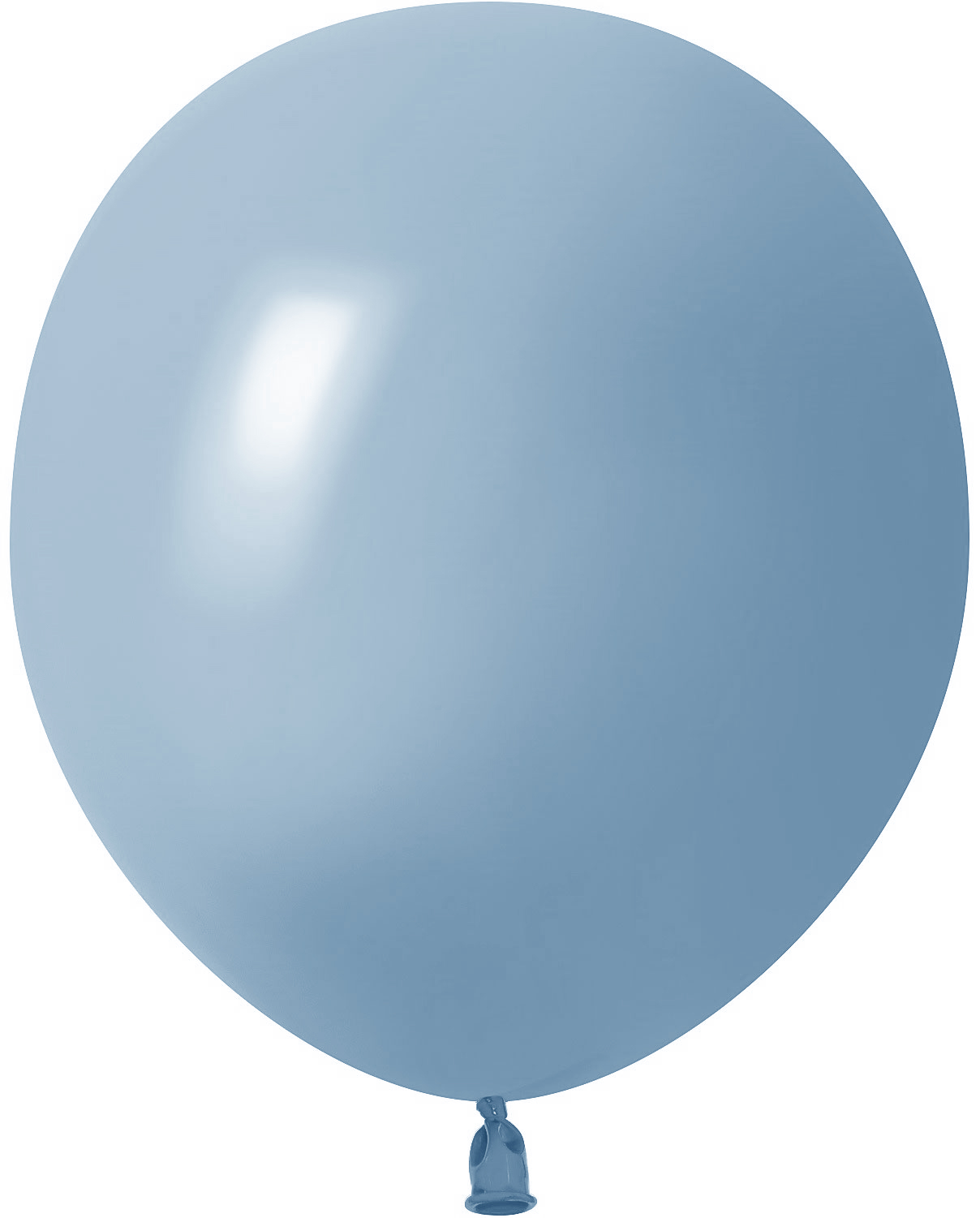 Круглые без рисунка - Шар (18''/46 см), Индиго, пастель ретро, 10 шт.