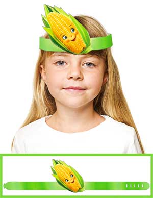 Маски, венки, кокошники - Головной убор "Кукуруза"