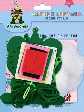 Мягкие декоративные фигурки в ассортименте с карабином "Лягушонок"