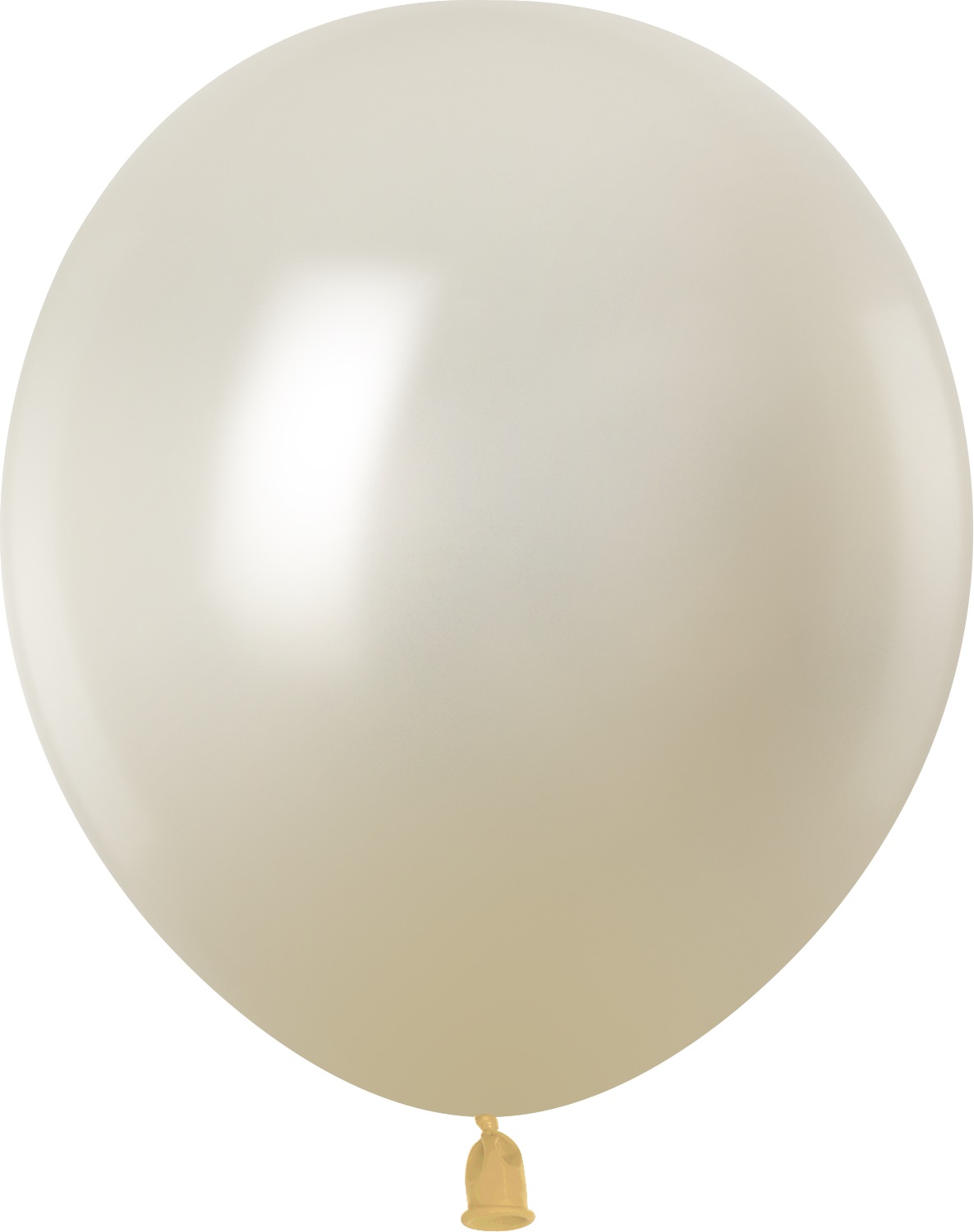 Круглые без рисунка - Шар (12''/30 см), Слоновая кость, металлик, 100 шт.