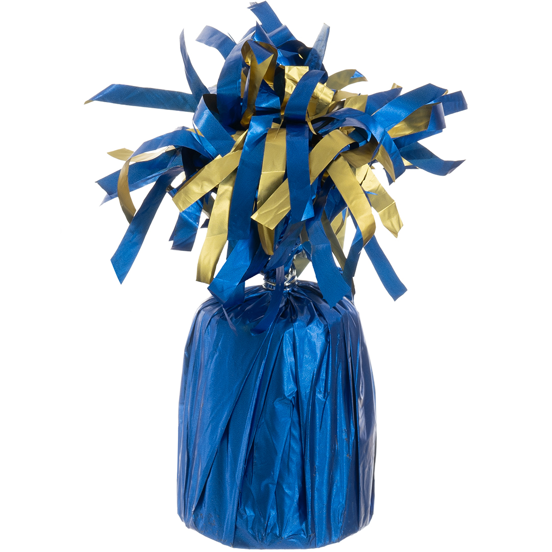 Грузики - Грузик Конус, Синий/Золото, Сатин, 12 шт.