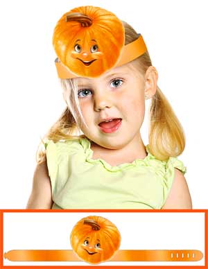 Маски, венки, кокошники - Головной убор "Тыква"