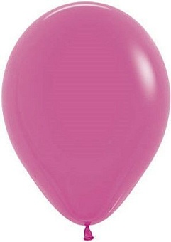 Круглые без рисунка - Шар (10''/25 см), Фуше (012), пастель, 100 шт.