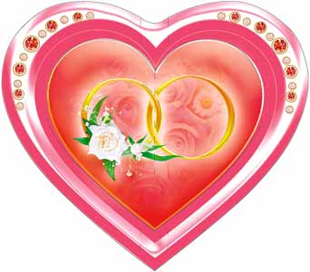 Украшения на скотче - Украшение на скотче "Сердце (объемное)" блестки Украшения на скотче - Украшение на скотче "Сердце (объемное)" блестки