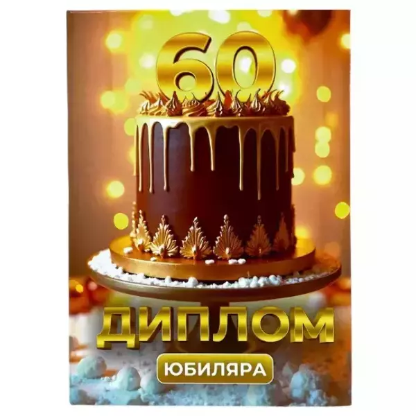 Дипломы Юбиляра и Юбилярши - Диплом Юбиляра 60 лет