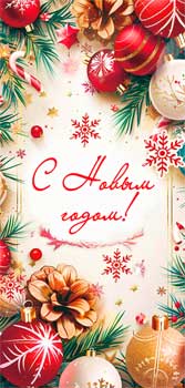 Конверты для денег - Конверт для денег "С Новым Годом!" блестки Конверты для денег - Конверт для денег "С Новым Годом!" блестки