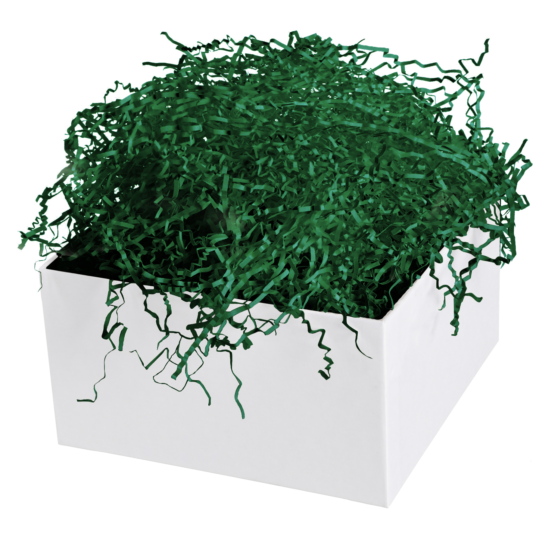 Наполнитель - Наполнитель для коробок, бумага, Темно-зеленый, 50 г.