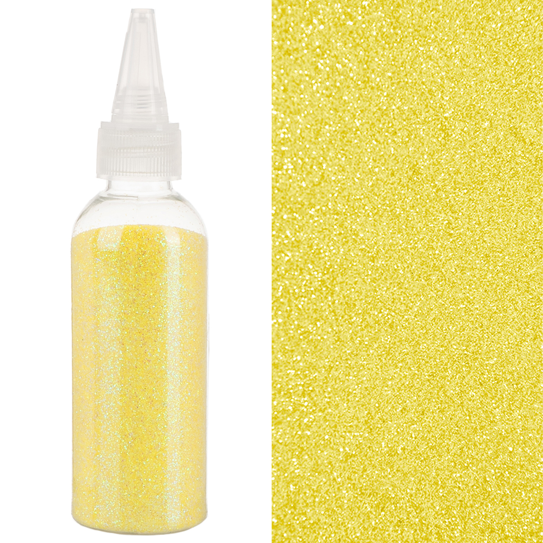 Конфетти и декор - Глиттер Желтый, 80 г.