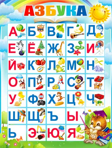 Плакат "Азбука"