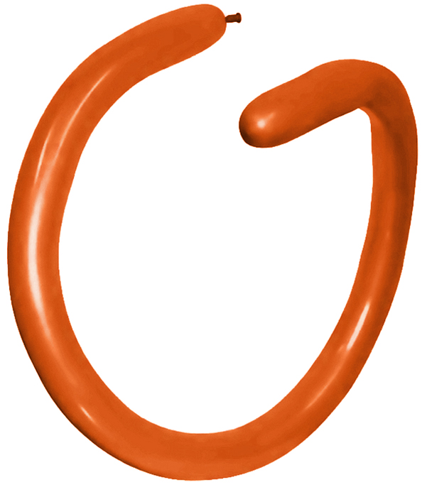 Шар (2''/5 см) ШДМ, Оранжевый закат (062), пастель, 100 шт.