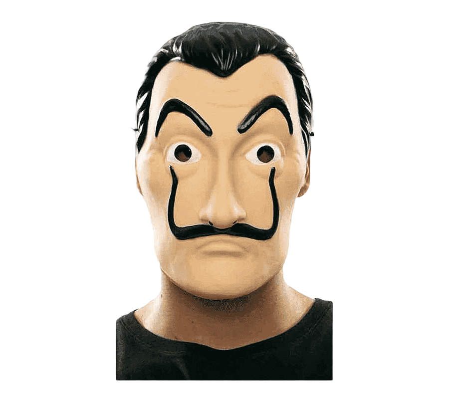 Латексная маска - Маска латексная Сальвадор Дали из Бумажного домика Латексная маска - Маска латексная Сальвадор Дали из Бумажного домика