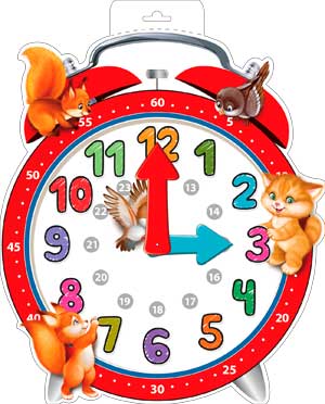 Плакаты - Мини-плакат "Будильник со стрелками" сложнотехническая Плакаты - Мини-плакат "Будильник со стрелками" сложнотехническая