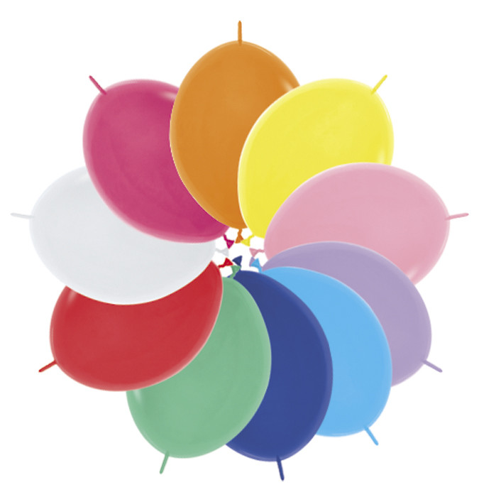 Линколуны - Шар (6''/15 см) Линколун, Ассорти, пастель, 100 шт.