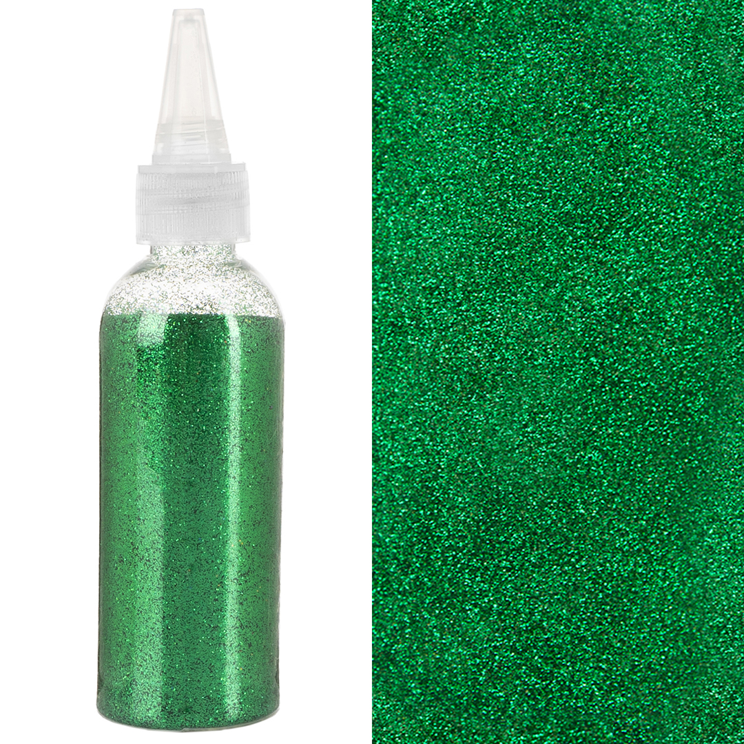 Конфетти и декор - Глиттер Зеленый, 80 г.