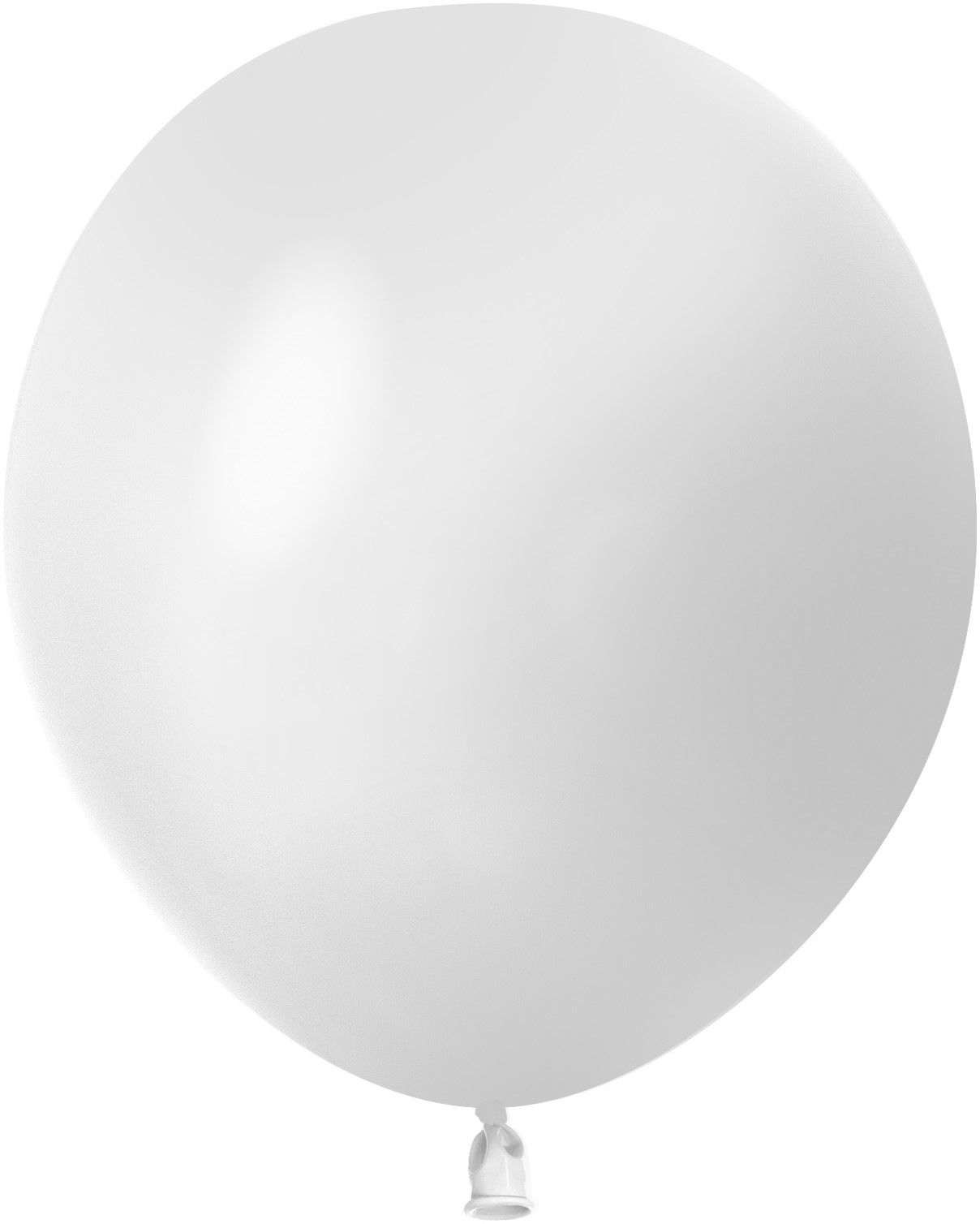 Круглые без рисунка - Шар (10''/25 см), Белый, пастель, 100 шт.