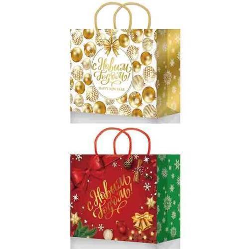 Пакеты - Пакет подарочный ламинированный MIX, 32,7*26,4*13,6 см 10 шт. Пакеты - Пакет подарочный ламинированный MIX, 32,7*26,4*13,6 см 10 шт.