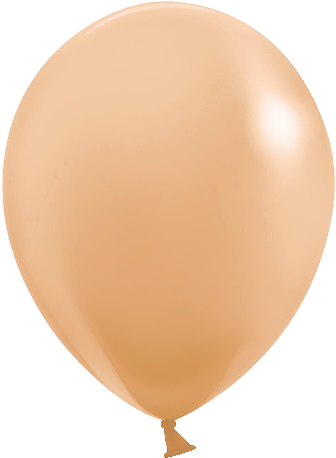 Круглые без рисунка - Шар (12''/30 см), Бежевый, пастель, 100 шт.