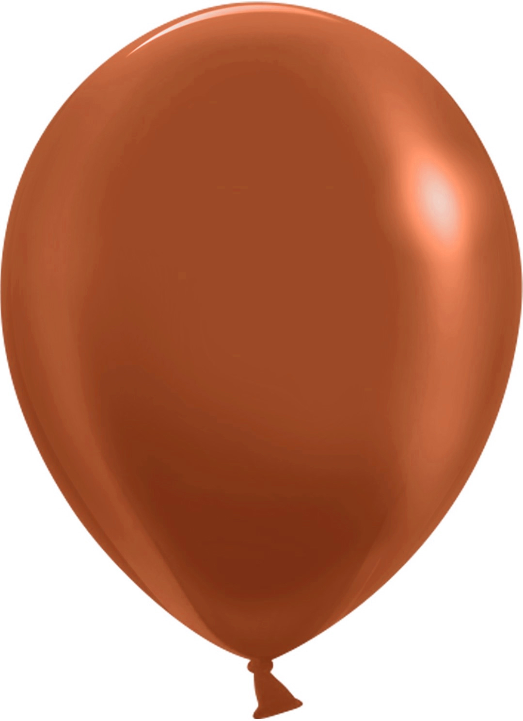 Круглые без рисунка - Шар (10''/25 см), Корица, пастель, 100 шт.
