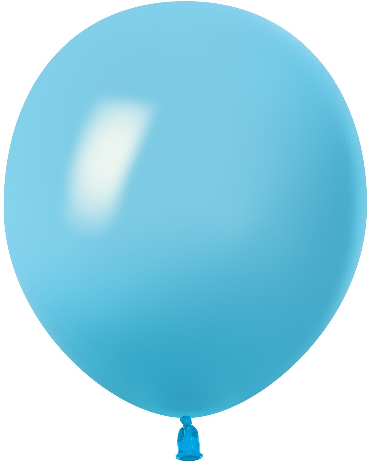 Круглые без рисунка - Шар (10''/25 см), Голубой, пастель, 100 шт.