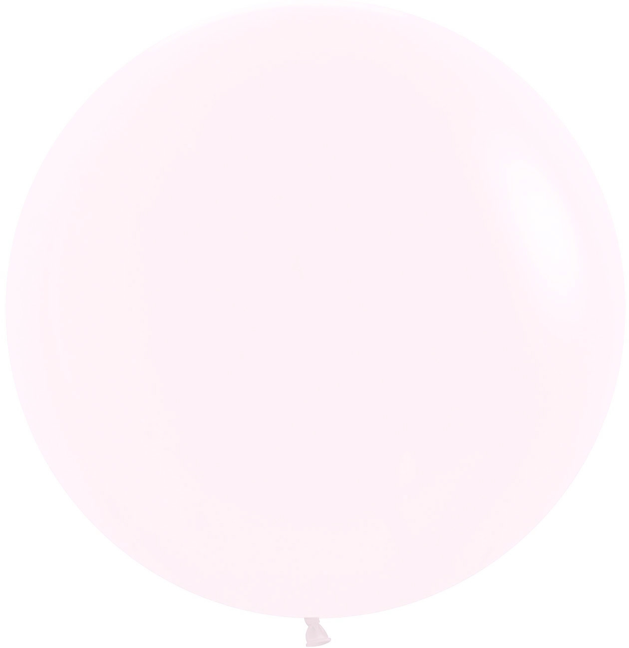 Круглые без рисунка - Шар (24''/61 см), Нежно-розовый (609), макарунс, 3 шт.