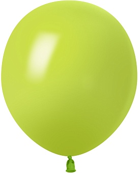 Круглые без рисунка - Шар (10''/25 см), Весенне-зеленый, пастель, 100 шт.