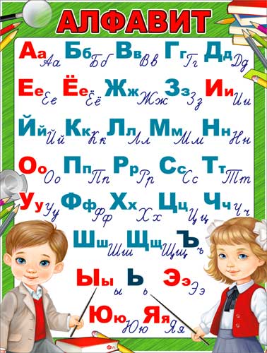 Плакат "Алфавит"