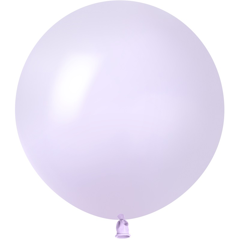 Круглые без рисунка - Шар (24''/61 см), Светло-сиреневый, макарунс, 3 шт.