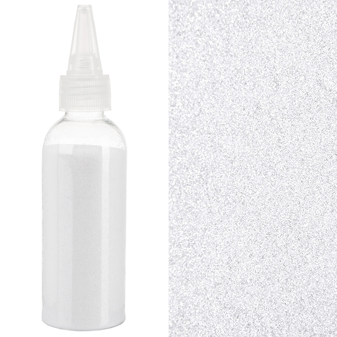 Конфетти и декор - Глиттер Белый, 80 г.